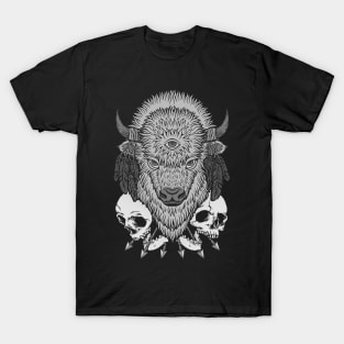 Wild Bison BW T-Shirt